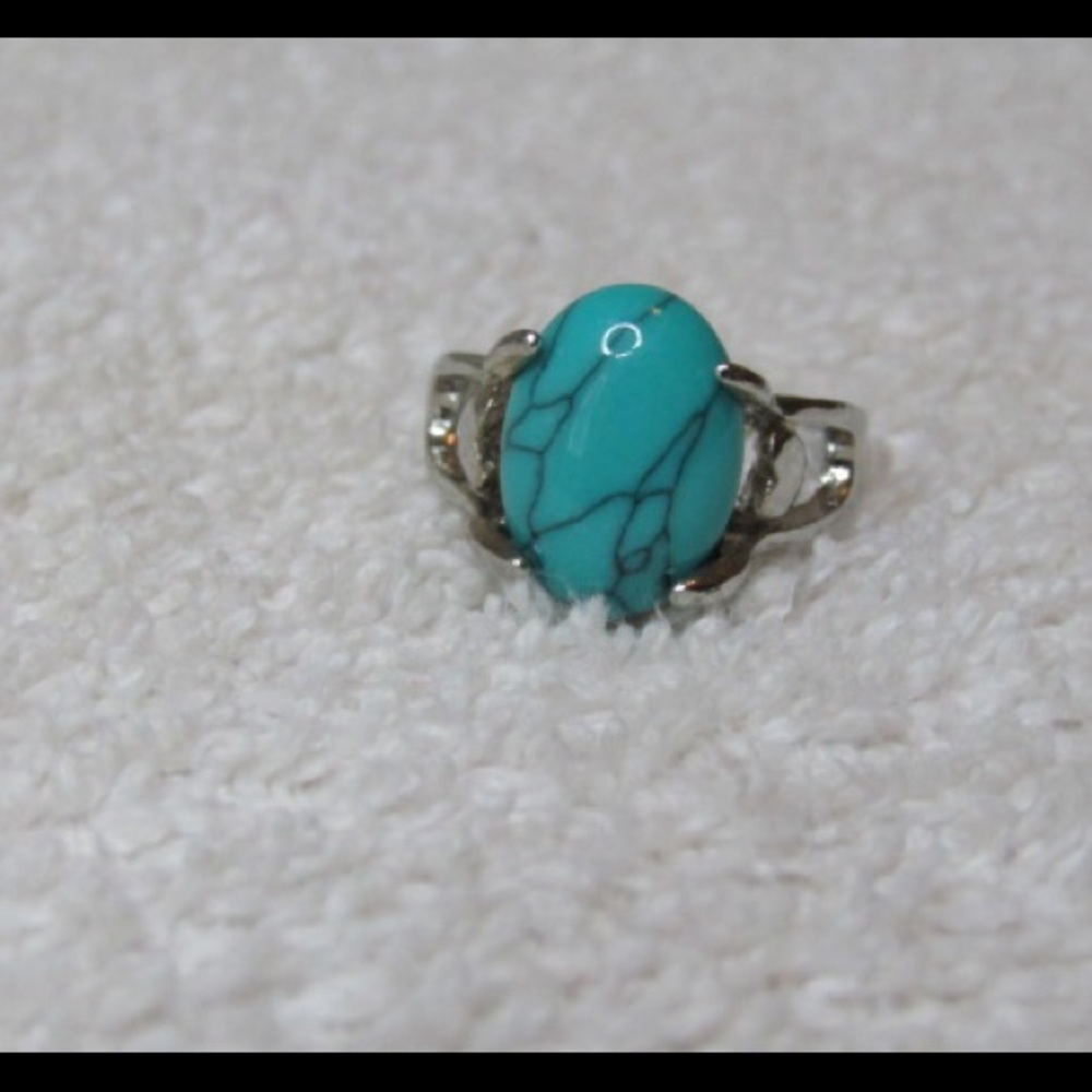 True Turquoise Silver Ring - Picture 2 of 4